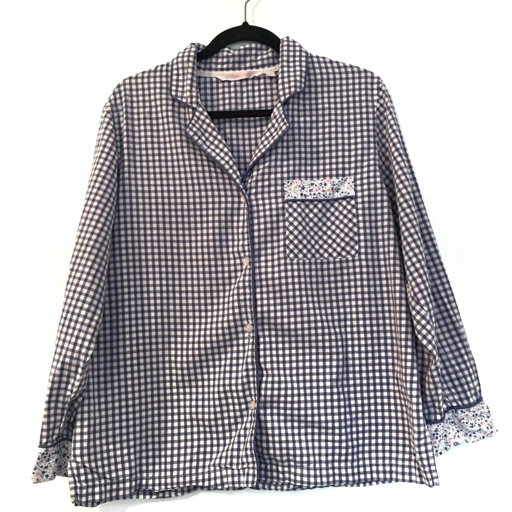 [VICTORIASSECRET] Long sleeve pajamas top button S